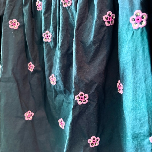 Lilly Pulitzer Jaeda Off-Shoulder Floral Embroidered Sequins Blouse Size S sku10 - Picture 4 of 10